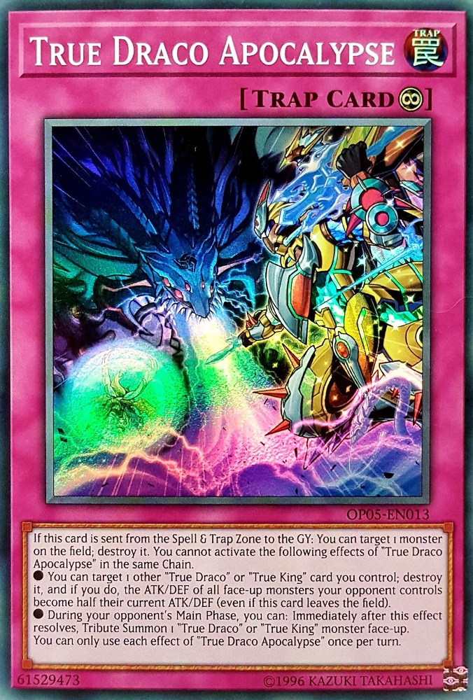 True Draco Apocalypse [OP05-EN013] Super Rare | Good Games Adelaide SA