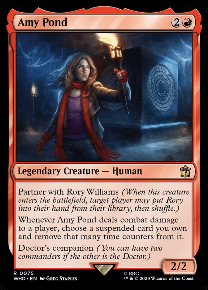 Amy Pond 75 (Universes Beyond: Doctor Who)  | Good Games Adelaide SA
