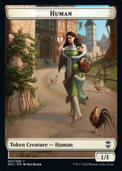 Eldrazi Spawn // Human Double-sided Token [Streets of New Capenna Commander Tokens] | Good Games Adelaide SA