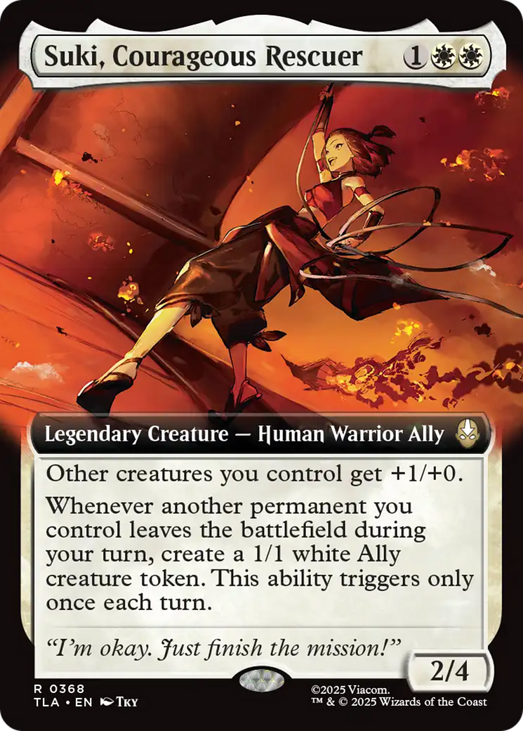 Suki, Courageous Rescuer (Extended Art) [Avatar: The Last Airbender] | Good Games Adelaide SA
