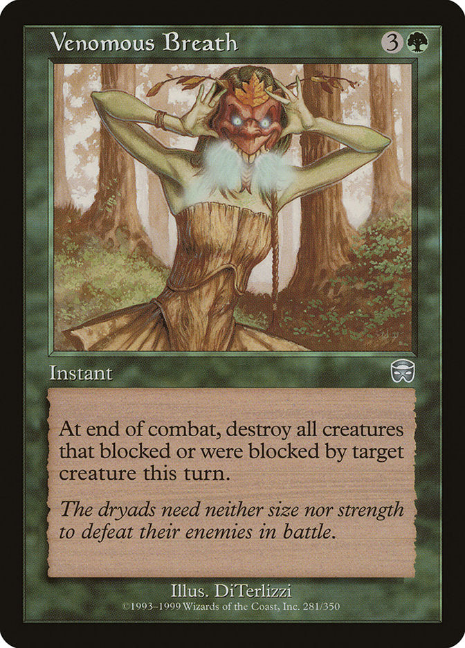 Venomous Breath 281 (Mercadian Masques)  - Foil | Good Games Adelaide SA