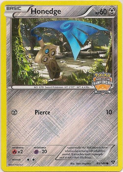 Honedge 83 146 Regional Championships 083/146 (League & Championship Cards)  - Reverse Holofoil | Good Games Adelaide SA