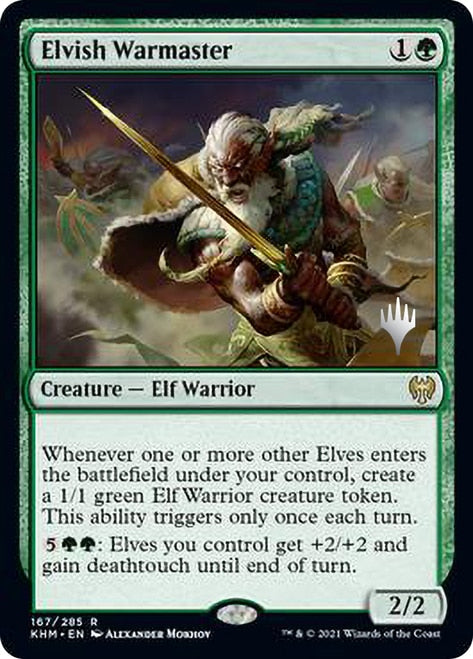 Elvish Warmaster [Kaldheim Promo Pack] | Good Games Adelaide SA