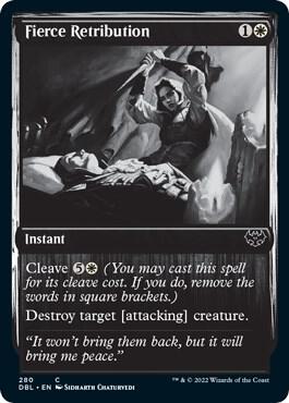 Fierce Retribution 280 (Innistrad: Double Feature)  - Foil | Good Games Adelaide SA