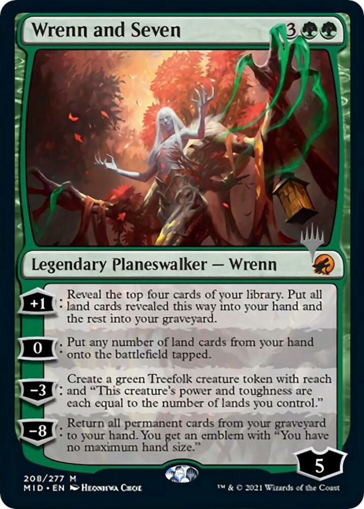 Wrenn and Seven 208p/171 (Promo Pack: Innistrad: Midnight Hunt)  | Good Games Adelaide SA