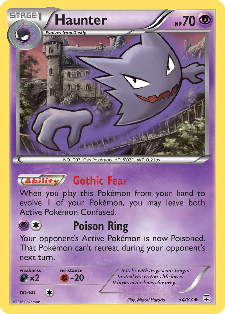 Haunter (34/83) [XY: Generations] | Good Games Adelaide SA