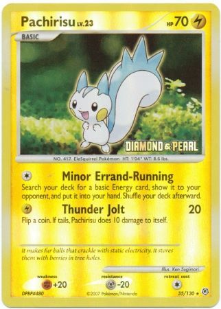 Pachirisu (35/130) [Burger King Promos: 2008 Collection] | Good Games Adelaide SA