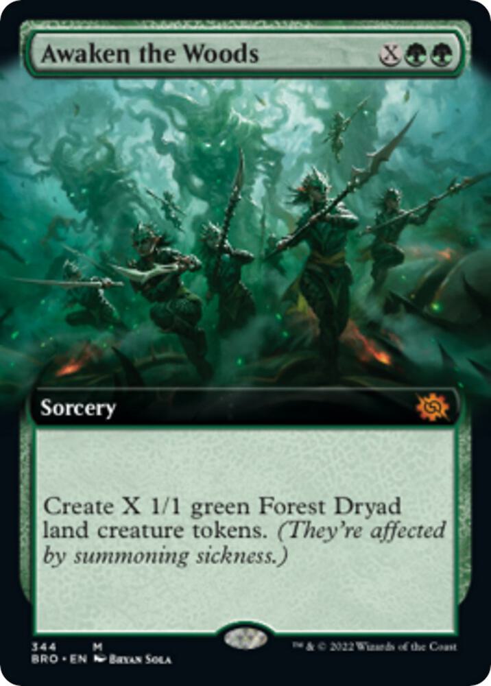 Awaken the Woods Extended Art 344 (The Brothers' War)  | Good Games Adelaide SA