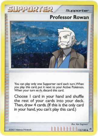 Professor Rowan (112/130) (Cosmos Holo) [Diamond & Pearl: Base Set] | Good Games Adelaide SA
