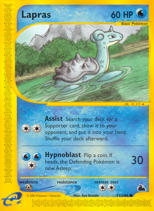 Lapras (71/144) [Skyridge] | Good Games Adelaide SA