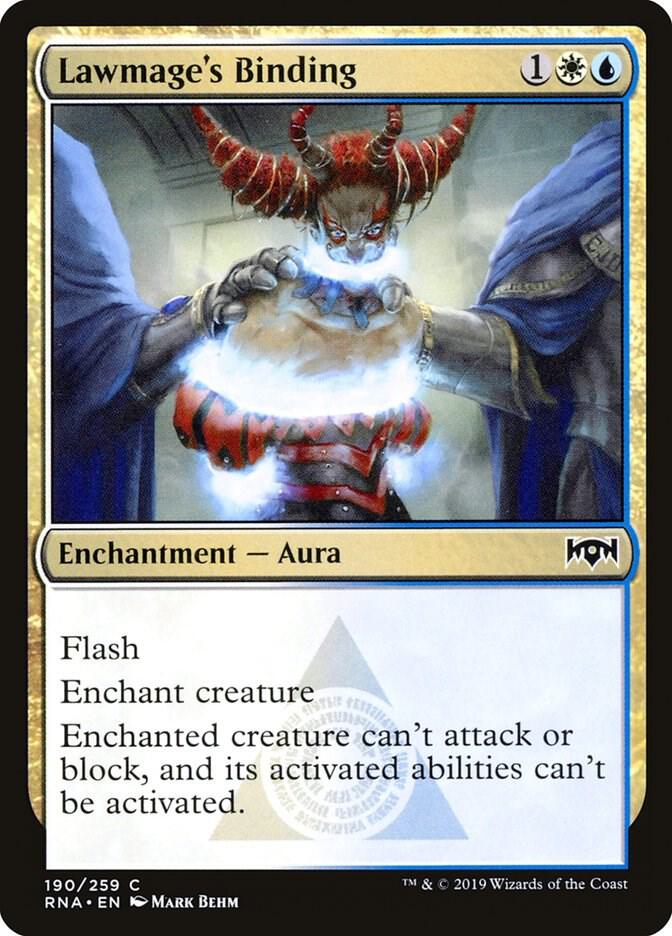 Lawmage's Binding 190 (Ravnica Allegiance)  | Good Games Adelaide SA