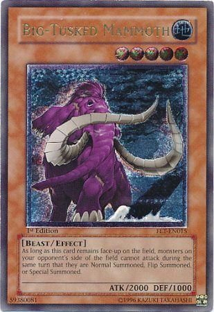 Big-Tusked Mammoth [FET-EN015] Ultimate Rare | Good Games Adelaide SA