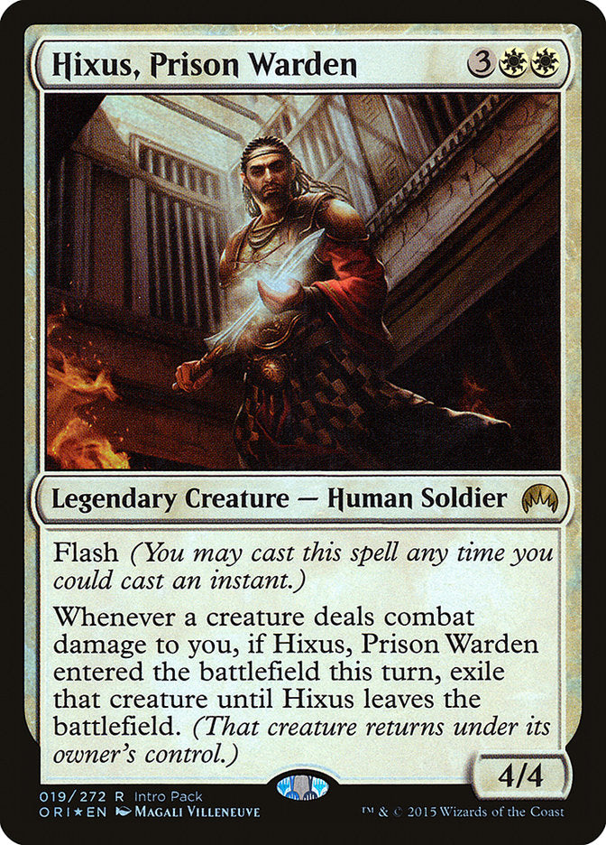 Hixus, Prison Warden [Magic Origins Promos] | Good Games Adelaide SA