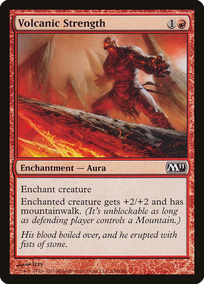 Volcanic Strength 158 (Magic 2011 (M11))  - Foil | Good Games Adelaide SA