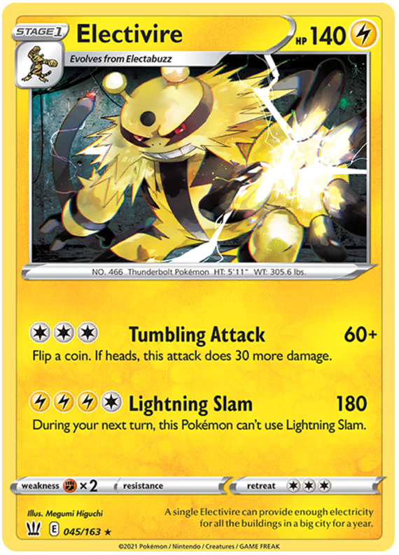 Electivire (045/163) [Sword & Shield: Battle Styles] | Good Games Adelaide SA