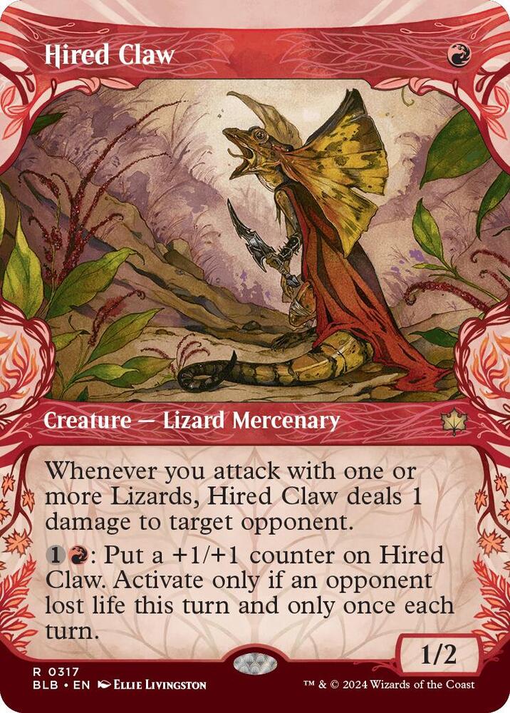 Hired Claw 317 (Bloomburrow)  | Good Games Adelaide SA