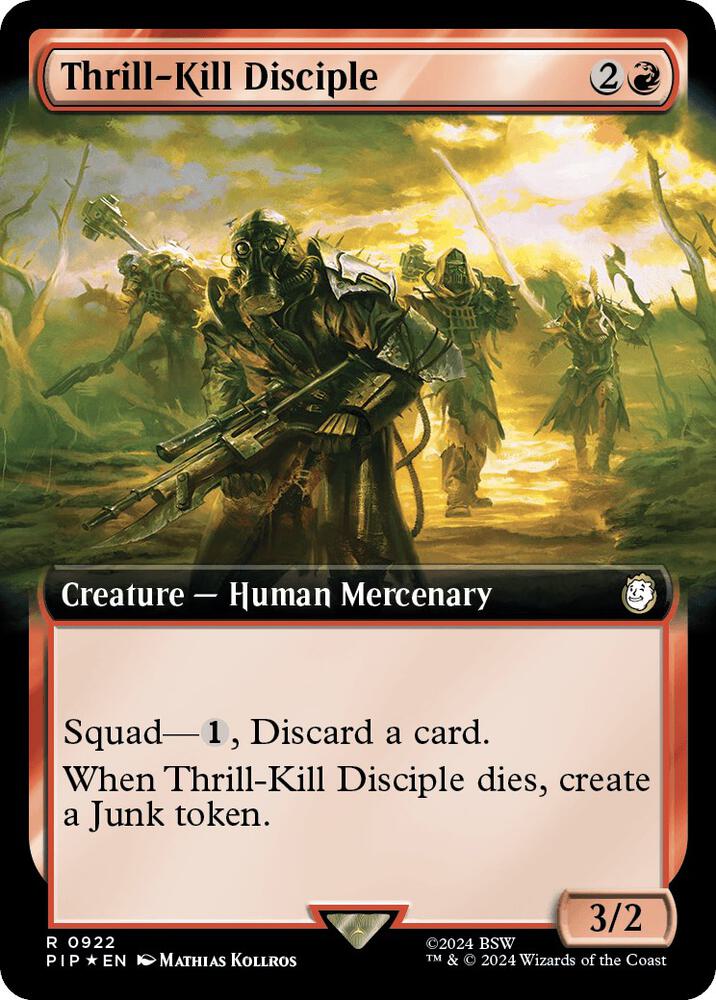 Thrill-Kill Disciple 922 (Universes Beyond: Fallout)  - Foil | Good Games Adelaide SA