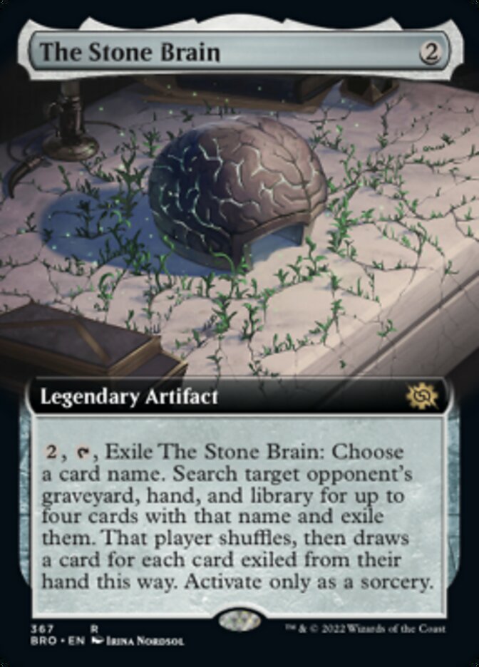 The Stone Brain (Extended Art) [The Brothers' War] | Good Games Adelaide SA