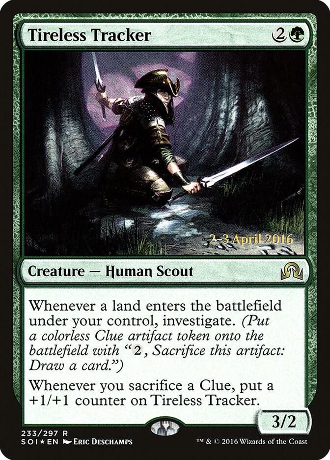 Tireless Tracker 233 (Prerelease Cards)  - Foil | Good Games Adelaide SA