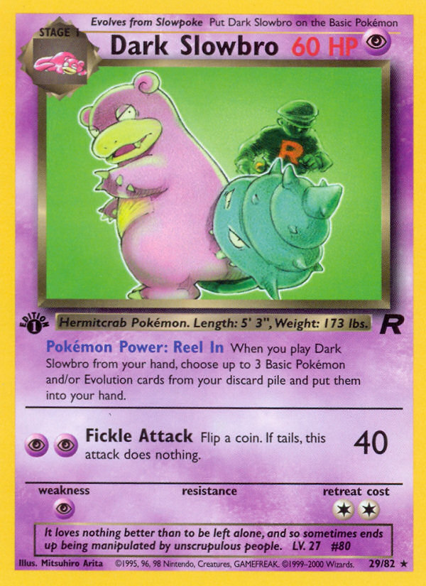 Dark Slowbro (29/82) [Team Rocket 1st Edition] | Good Games Adelaide SA