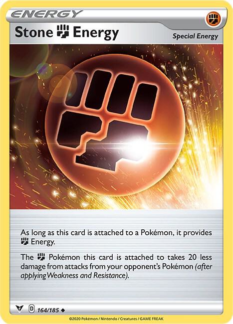 Stone Fighting Energy 164/185 (SWSH04: Vivid Voltage)  - Reverse Holofoil | Good Games Adelaide SA