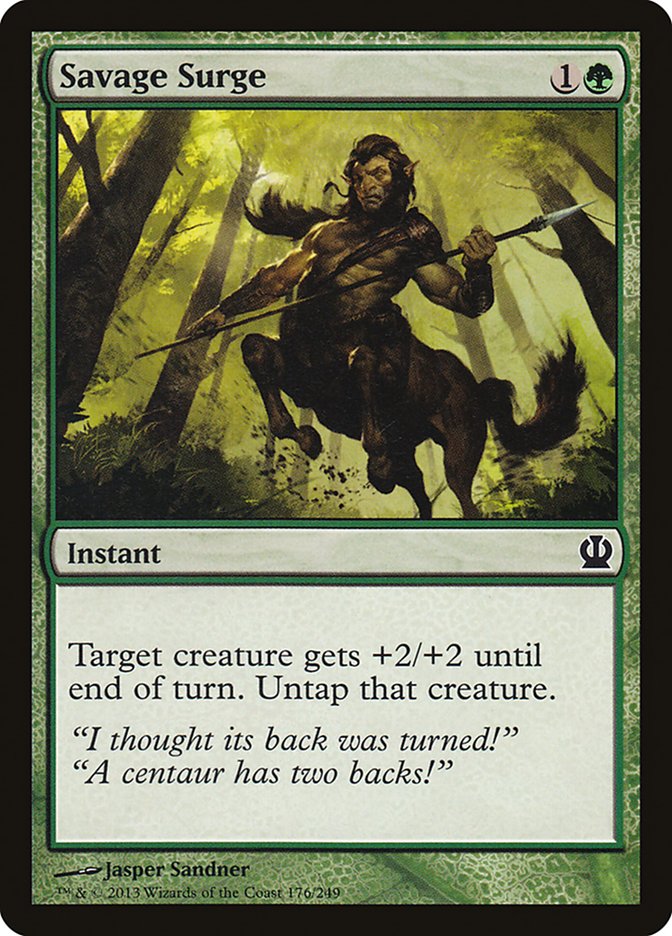 Savage Surge 176 (Theros)  - Foil | Good Games Adelaide SA