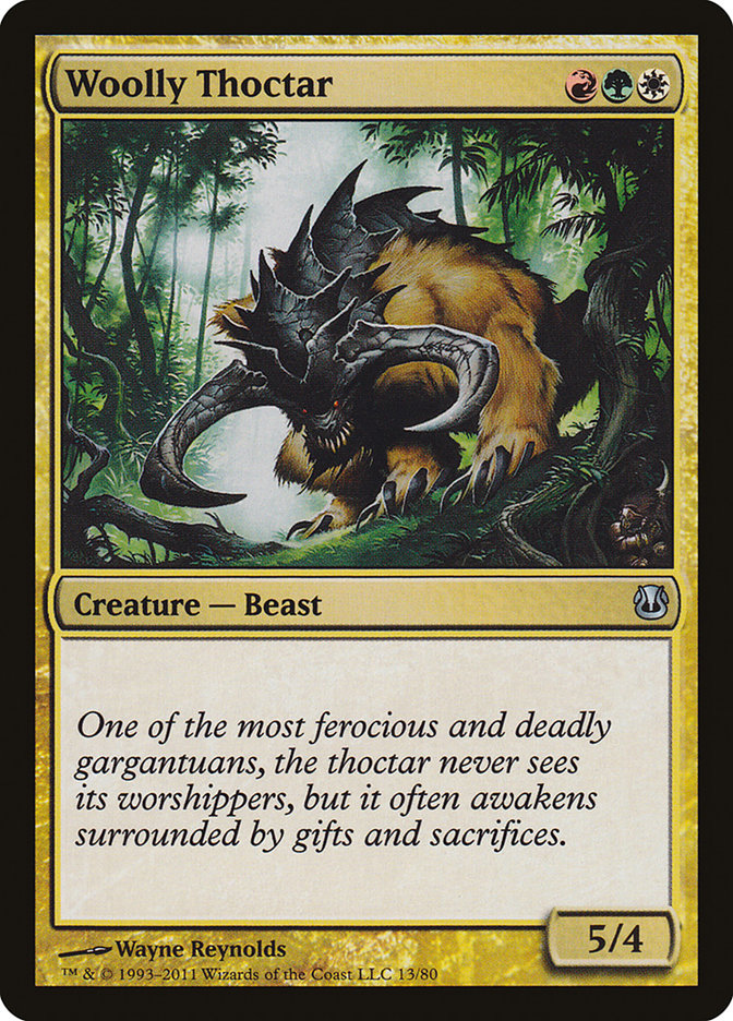 Woolly Thoctar [Duel Decks: Ajani vs. Nicol Bolas] | Good Games Adelaide SA
