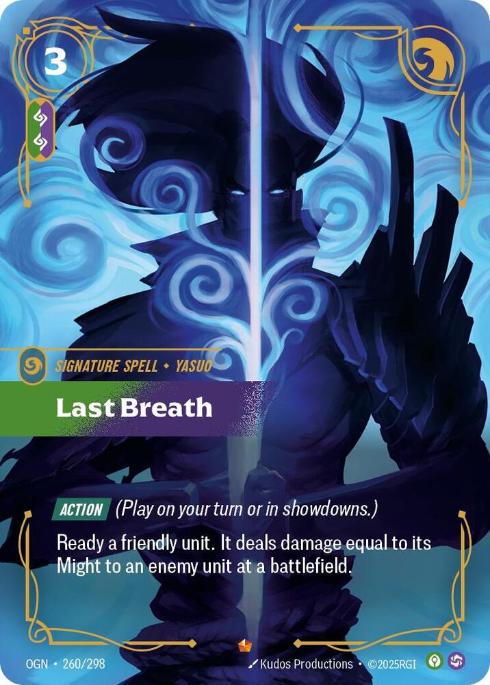 Last Breath 260/298 (Origins)  - Foil | Good Games Adelaide SA