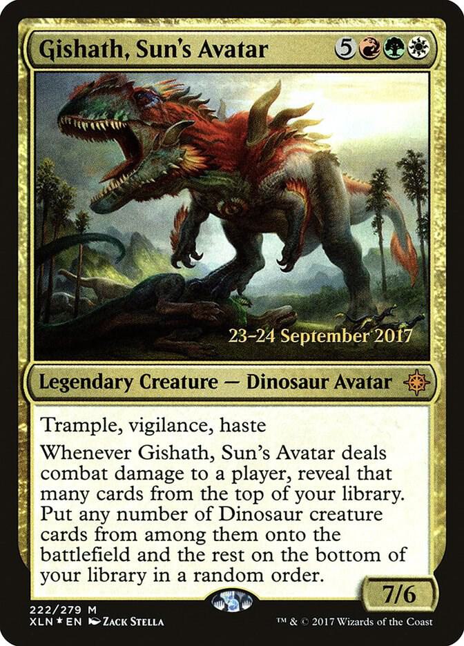 Gishath Suns Avatar XLN 222 (Prerelease Cards)  - Foil | Good Games Adelaide SA