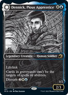 Dennick Pious Apprentice Showcase 317 (Innistrad: Midnight Hunt)  | Good Games Adelaide SA