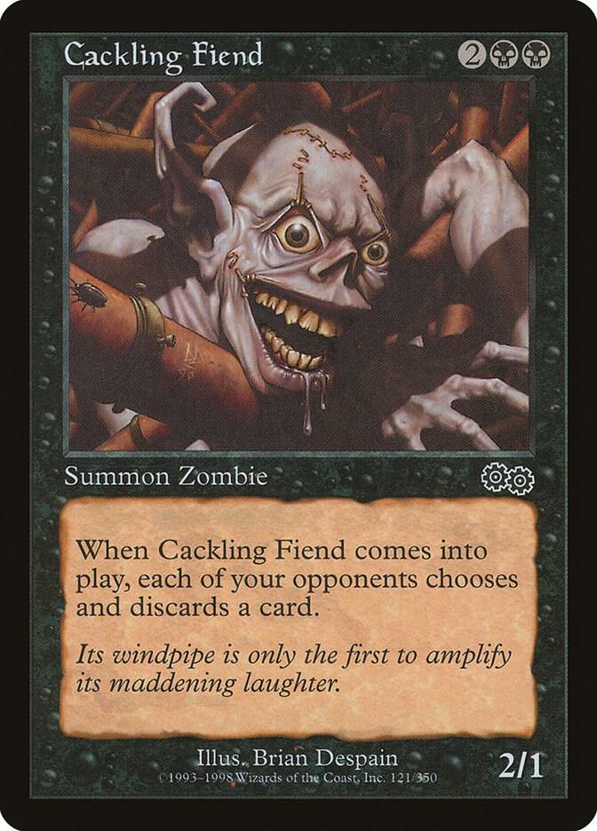 Cackling Fiend 121 (Urza's Saga)  | Good Games Adelaide SA