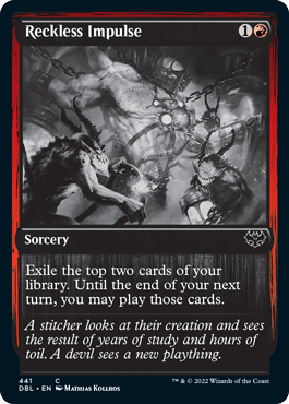 Reckless Impulse [Innistrad: Double Feature] | Good Games Adelaide SA