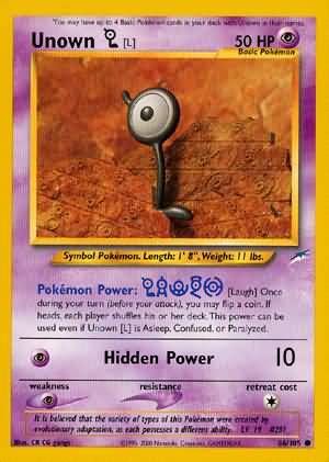 Unown [L] (86/105) [Neo Destiny Unlimited] | Good Games Adelaide SA