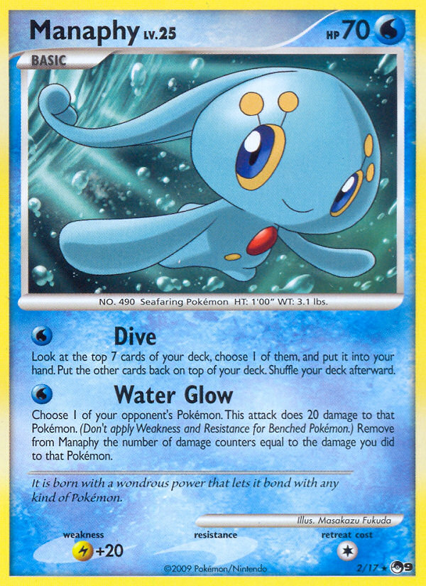 Manaphy (2/17) [POP Series 9] | Good Games Adelaide SA