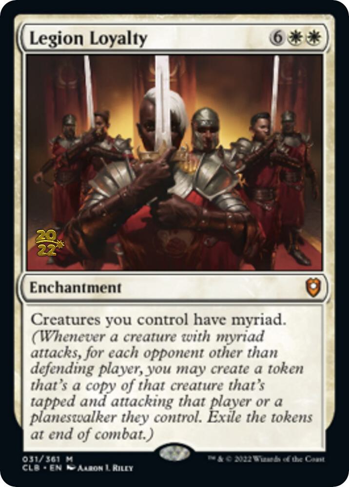 Legion Loyalty 31 (Prerelease Cards)  - Foil | Good Games Adelaide SA