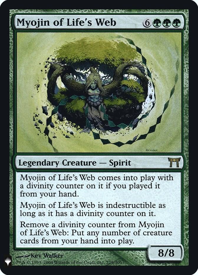 Myojin of Lifes Web 229 (The List Reprints)  - Foil | Good Games Adelaide SA