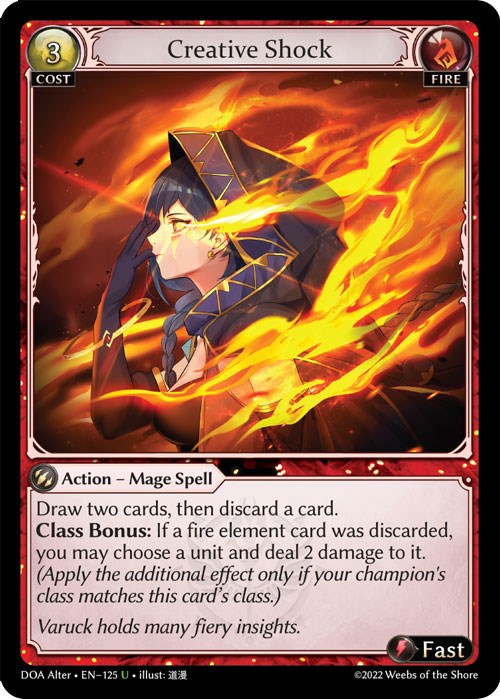 Creative Shock (125) [Dawn of Ashes: Alter Edition] | Good Games Adelaide SA