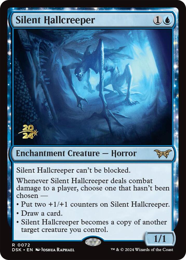 Silent Hallcreeper 72 (Prerelease Cards)  - Foil | Good Games Adelaide SA
