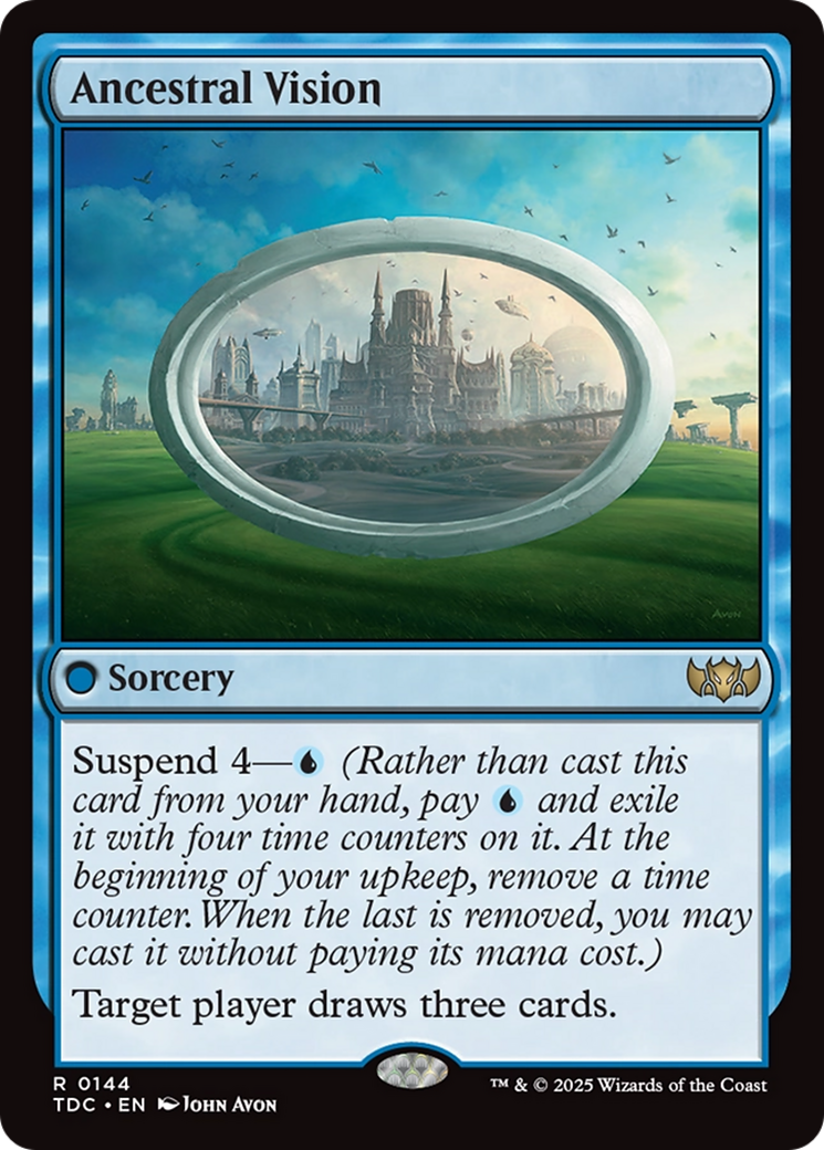 Ancestral Vision [Tarkir: Dragonstorm Commander] | Good Games Adelaide SA
