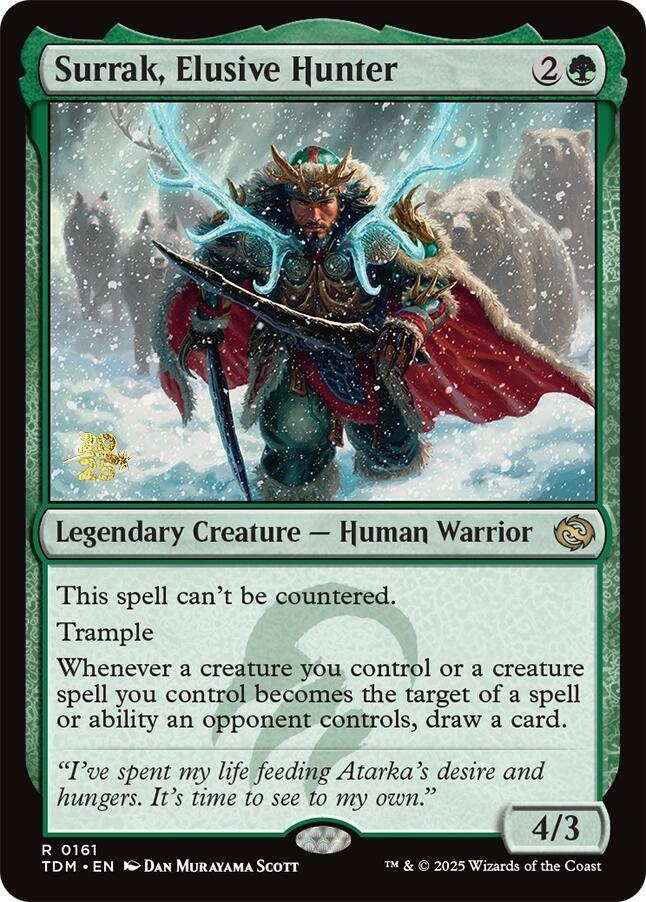 Surrak Elusive Hunter 161 (Prerelease Cards)  - Foil | Good Games Adelaide SA