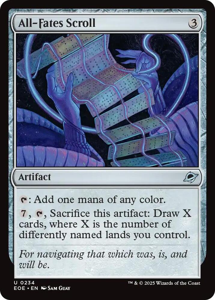 All-Fates Scroll 234 (Edge of Eternities)  - Foil | Good Games Adelaide SA