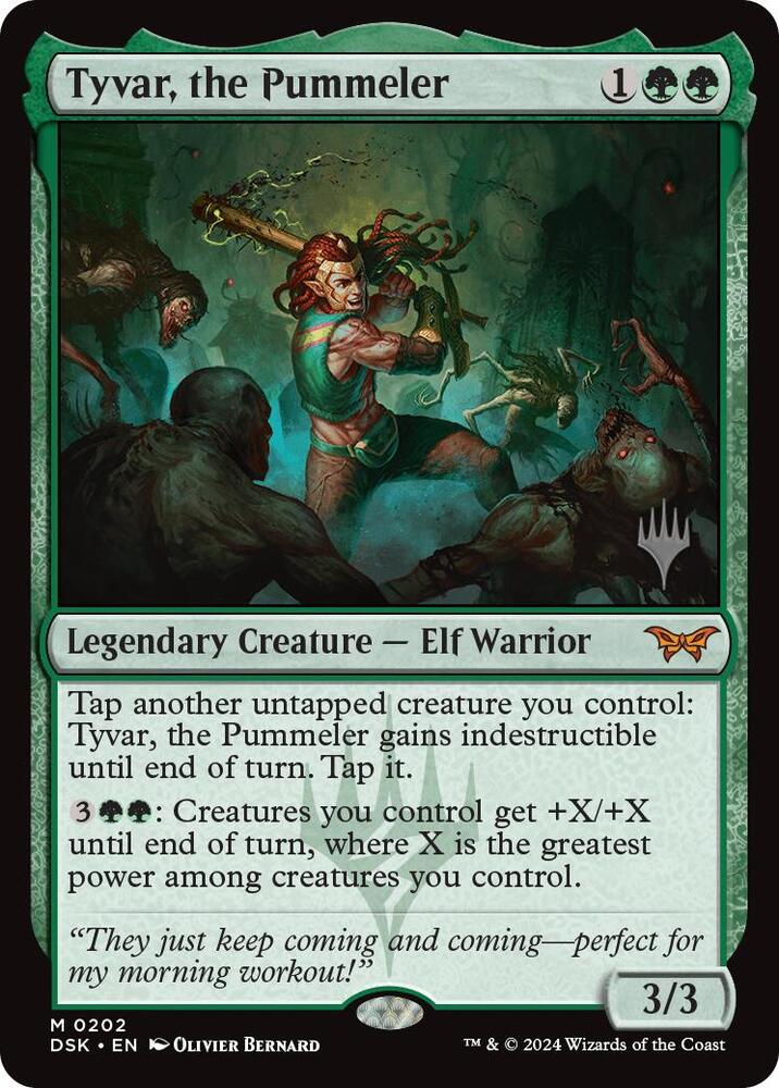 Tyvar, the Pummeler 202 (Promo Pack: Duskmourn: House of Horror)  - Foil | Good Games Adelaide SA