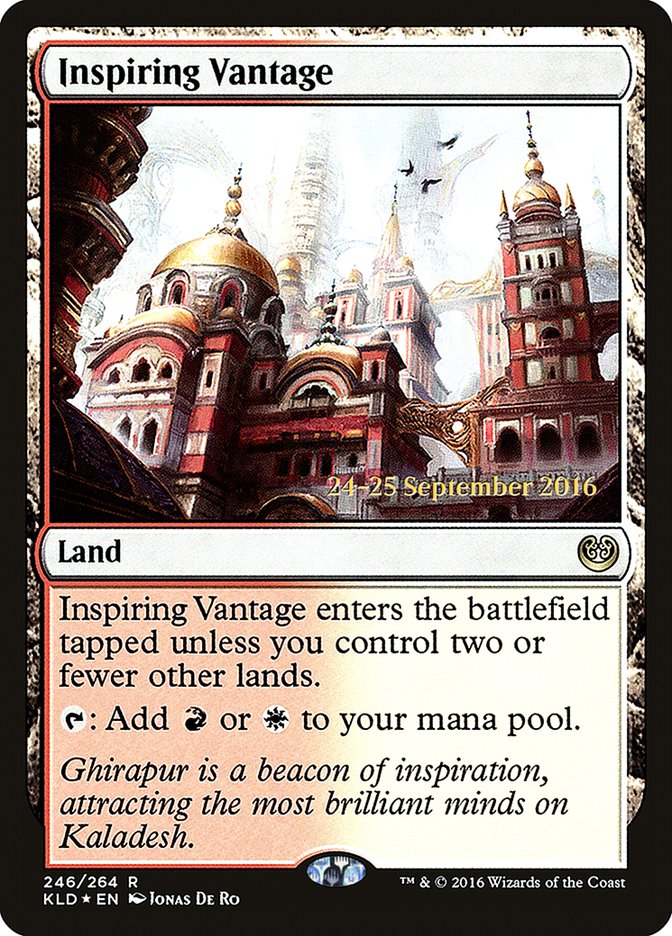 Inspiring Vantage  [Kaladesh Prerelease Promos] | Good Games Adelaide SA