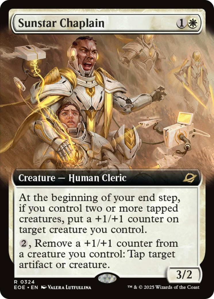 Sunstar Chaplain (Extended Art) [Edge of Eternities] | Good Games Adelaide SA