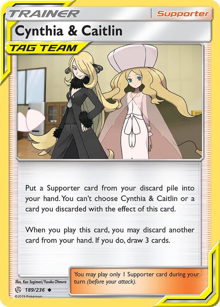 Cynthia and Caitlin 189/236 (SM - Cosmic Eclipse)  | Good Games Adelaide SA