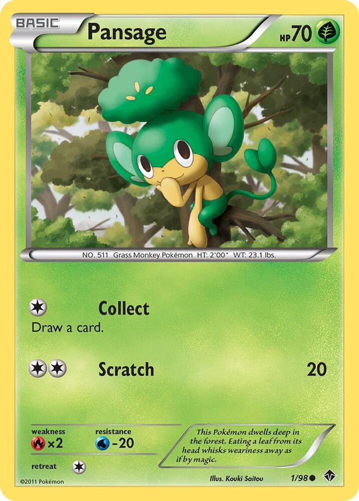 Pansage 1/98 (Emerging Powers)  | Good Games Adelaide SA