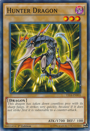 Hunter Dragon [YS14-EN003] Common | Good Games Adelaide SA