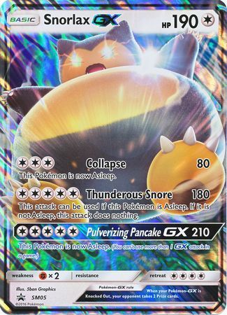 Snorlax GX (SM05) (Jumbo Card) [Sun & Moon: Black Star Promos] | Good Games Adelaide SA