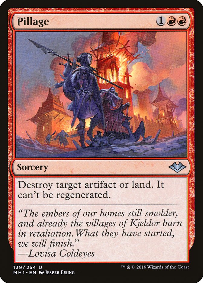 Pillage 139 (Modern Horizons)  - Foil | Good Games Adelaide SA