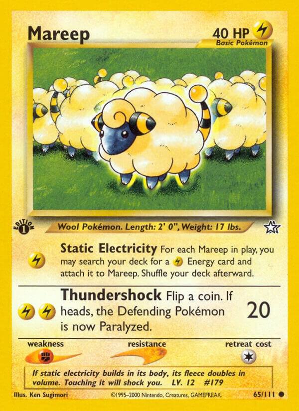 Mareep 065/111 (Neo Genesis)  - 1st Edition | Good Games Adelaide SA
